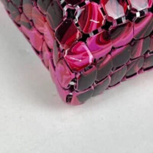 Gucci pink shoulder bag leather Burgundy Red Pink Red